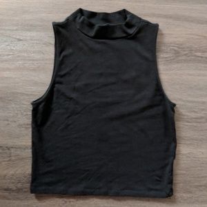 High neck crop top